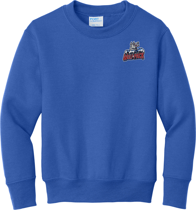 Hartford Jr. Wolfpack Youth Core Fleece Crewneck Sweatshirt