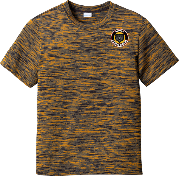 Dupage Black Bears Youth PosiCharge Electric Heather Tee