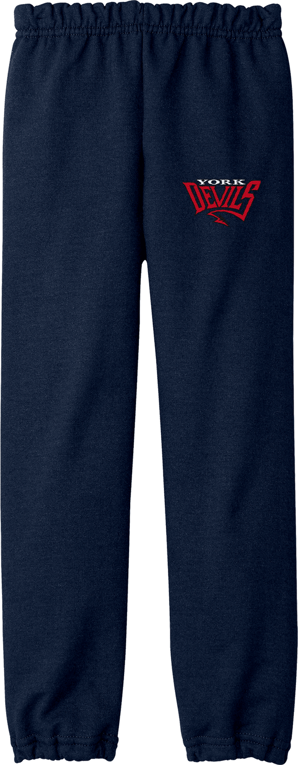 York Devils Youth Heavy Blend Sweatpant