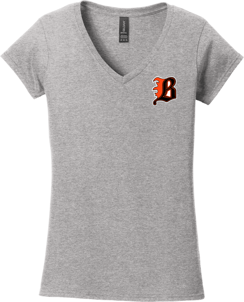 Philadelphia Blazers Softstyle Ladies Fit V-Neck T-Shirt