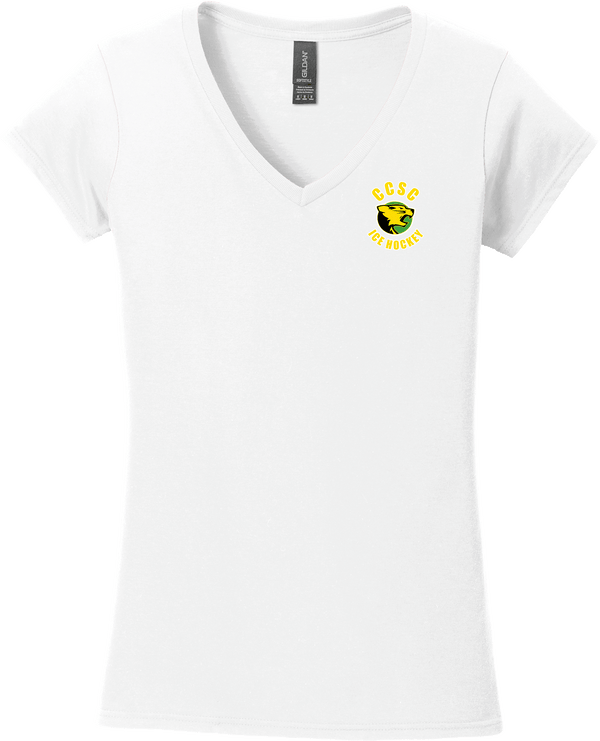 Chester County Softstyle Ladies Fit V-Neck T-Shirt