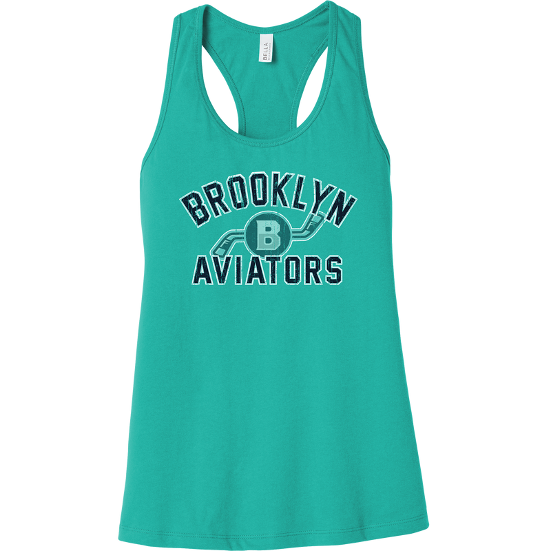 Brooklyn Aviators Womens Jersey Racerback Tank