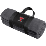 University of Tampa Fleece Blanket with Carrying Strap