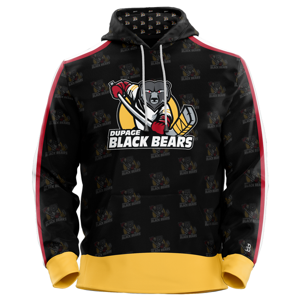 Dupage Black Bears Adult Sublimated Hoodie