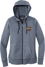 Delaware Ducks New Era Ladies French Terry Full-Zip Hoodie