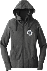 Council Rock North New Era Ladies Tri-Blend Fleece Full-Zip Hoodie