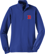 CT Bobcats Ladies 1/4-Zip Sweatshirt