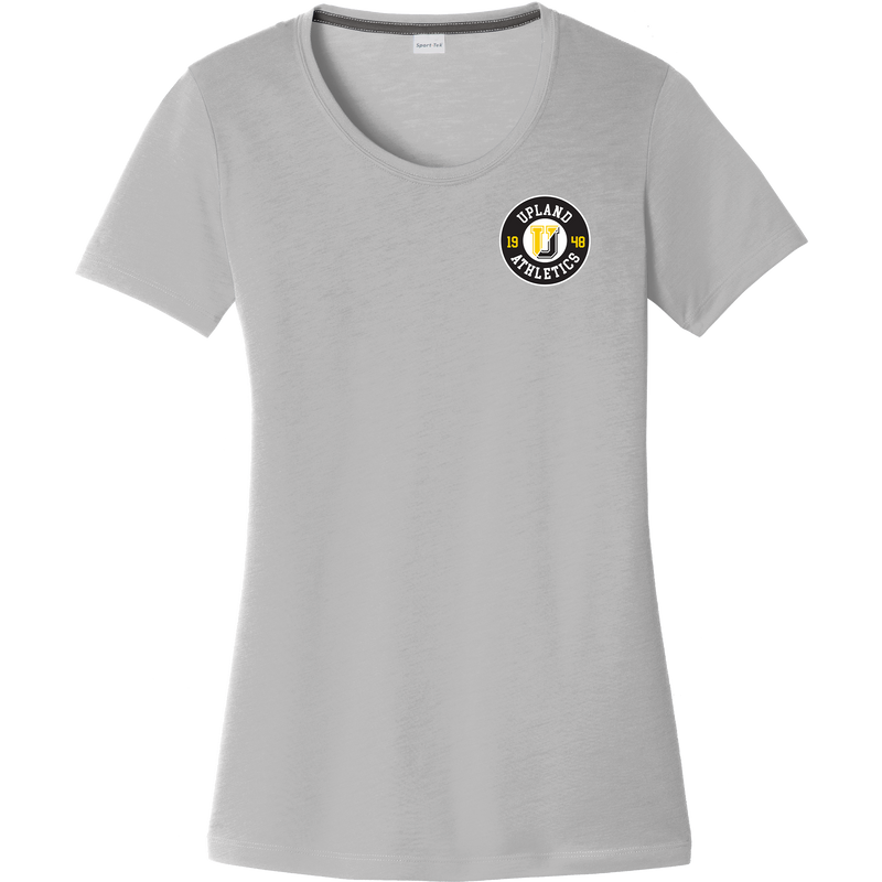 Upland Country Day School Ladies PosiCharge Competitor Cotton Touch Scoop Neck Tee