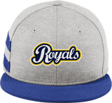 Royals Hockey Club New Era Shadow Heather Striped Flat Bill Snapback Cap