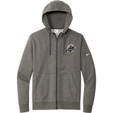 Allegheny Badgers Nike Club Fleece Sleeve Swoosh Full-Zip Hoodie