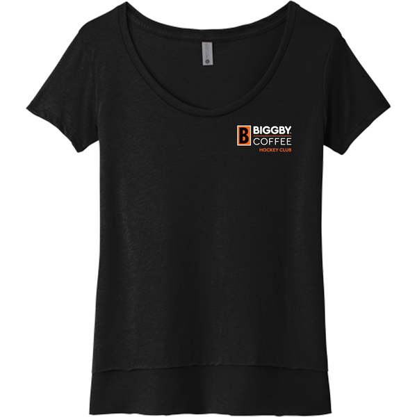 Biggby Coffee Hockey Club Womens Festival Scoop Neck Tee