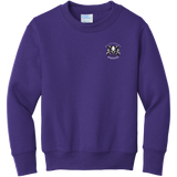 Lady Badgers Youth Core Fleece Crewneck Sweatshirt