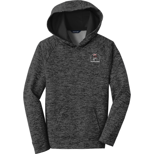 Phila Revolution Youth PosiCharge Electric Heather Fleece Hooded Pullover