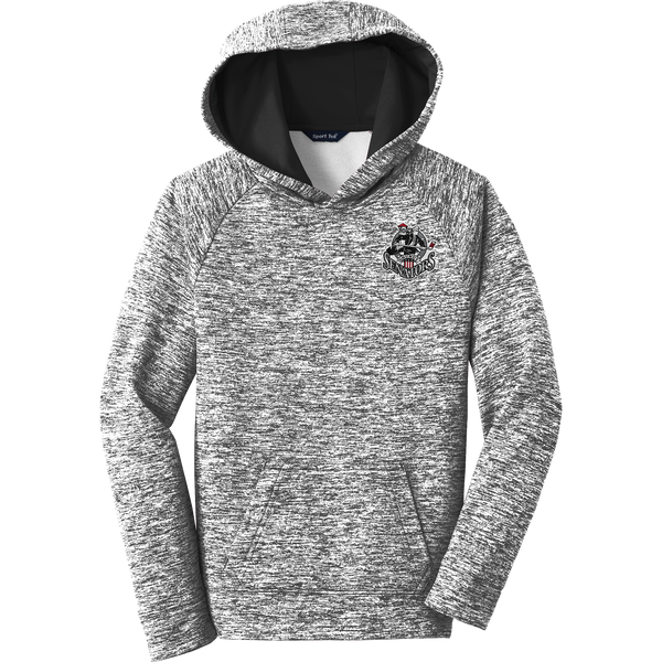 Grundy Senators Youth PosiCharge Electric Heather Fleece Hooded Pullover