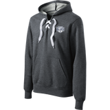 Montclair Blues Lace Up Pullover Hooded Sweatshirt