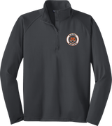 Biggby Bobcats Sport-Wick Stretch 1/4-Zip Pullover