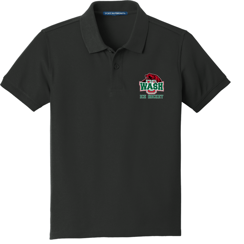 Wash U Youth Core Classic Pique Polo