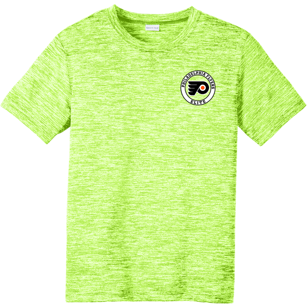 Philadelphia Flyers Elite Youth PosiCharge Electric Heather Tee