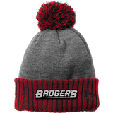 Allegheny Badgers New Era Colorblock Cuffed Beanie